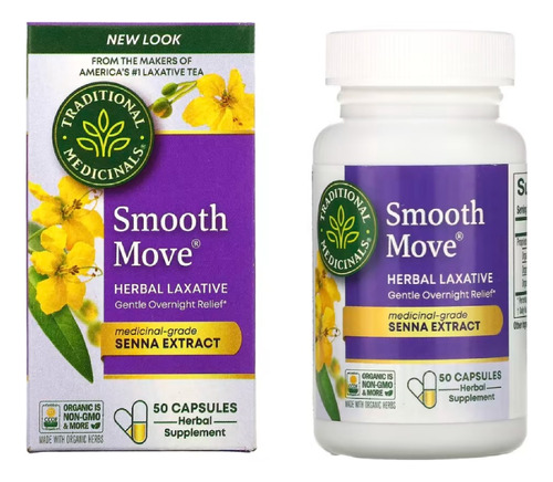 Traditional Medicinals, Smooth Move, Sen, Estreñimiento, 50c