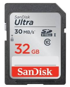 Sandisk Ultra 32gb Sdhc Clase 10 / Uhs-1 Flash Memory Card V