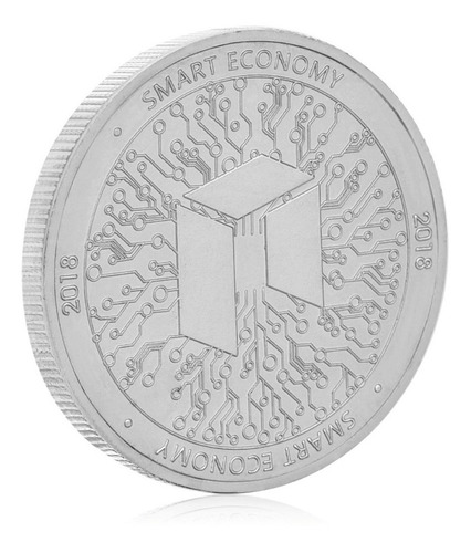Imagen 5 de 9 de Criptomoneda Neo Moneda Física Coleccionable Con Cápsula