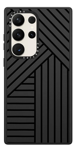 Funda Case Samsung Galaxy S23 Ultra Negro Stripes