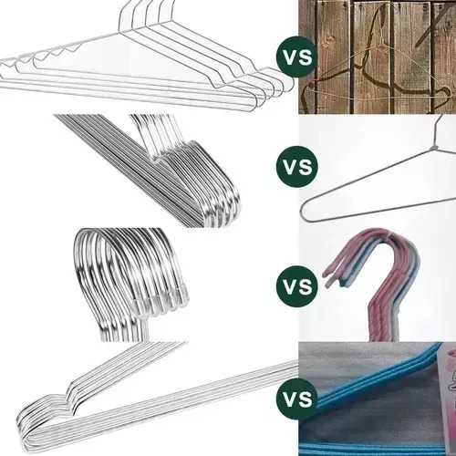 Set De 10 Ganchos Resistentes De Acero Inoxidable