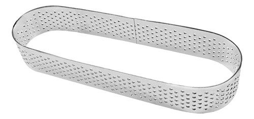 Anillos Para Mousse, Molde De Acero Ovalado De 13,5 Cm.