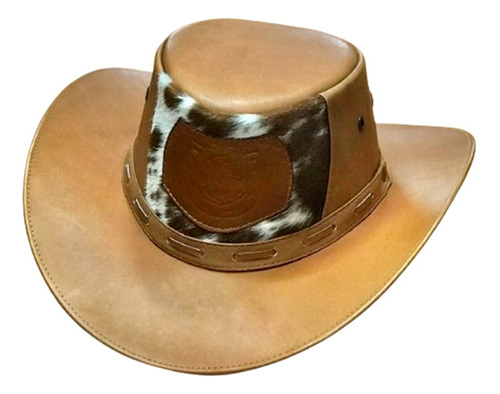 Sombrero Vaquero En Cuero Caballos