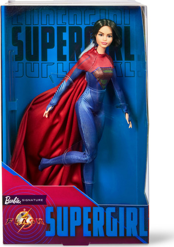 Barbie Muñeca Supergirl, Muñeca Coleccionable De La Pelí.