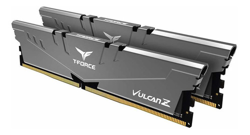 Memoria Ram 16gb Teamgroup T-force Vulcan Z Ddr4 Kit (2 X 8gb) 3000mhz (pc4 24000) Cl16 Modulo - Gray - Tlzgd416g3000hc1