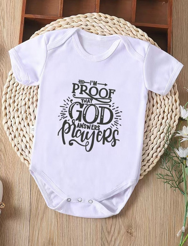 Pañalero Bebé Dios Responde Oraciones Ropa Bebé Jesús Dios