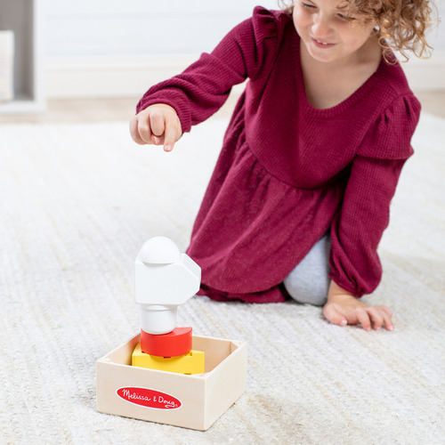 Melissa & Doug, Set De Juego De Madera De Grupos De Alimentos: Lácteos, Con Certificación Fsc