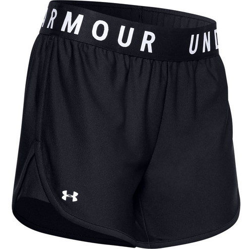 Short Under Armourplay Up 5in Mujer-negro
