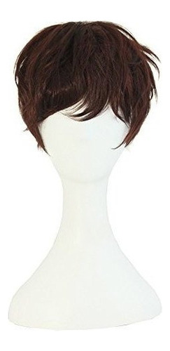 Mapofbeauty 10 Inch25cm Fashion Girl Natural Rizado Pelucas-