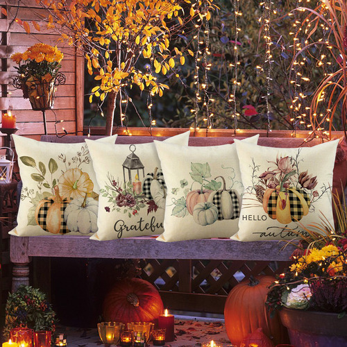 Funda De Almohada Con Imagen Artística De Halloween Para Dec
