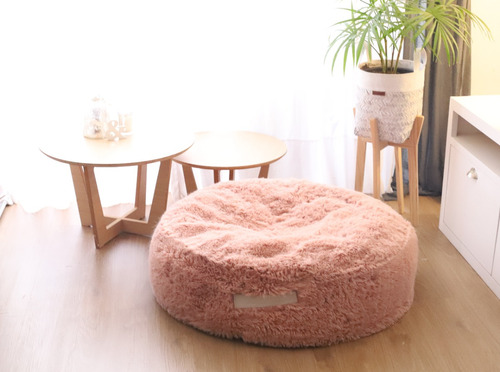 Cama Nido Puff Mascota Piel Ultrasoft 85 Cm +envio Ekisetum 