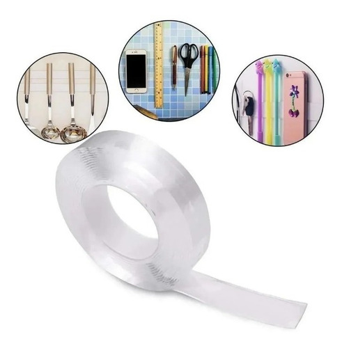 Fita Ultra Dupla Face Transparente 3 Metros