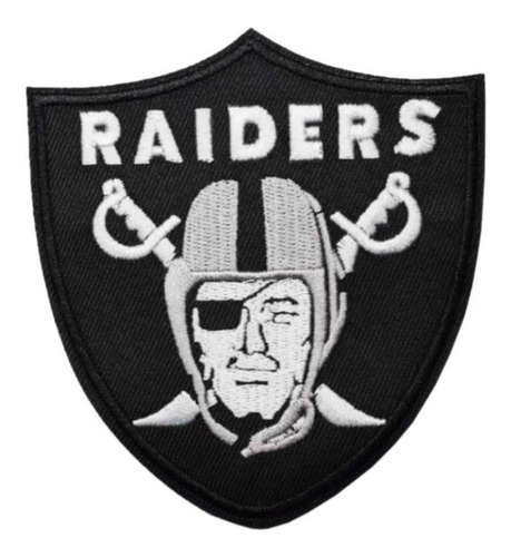 Parche Raiders Termoadhesivo, Mxrdt-001, 1 Parche, Futbol Am