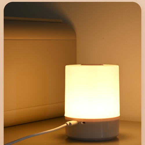 Lámpara De Noche Táctil, Lámpara Led Usb Recargable, Luz De