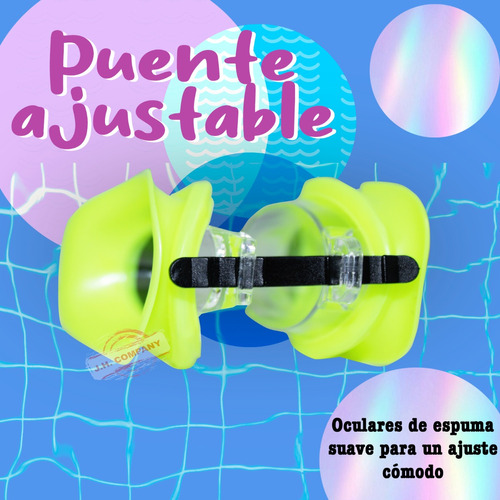 Set Gogles Infantiles Natacion Clip+tapones Antivaho 10177