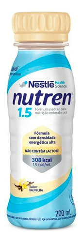 Nutren 1.5 - 200ml - Sabor Baunilha - Nestlé