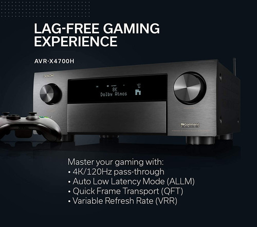 Receiver Denon Avr-x4700h 8k Ultra Hd 9.2 Canales