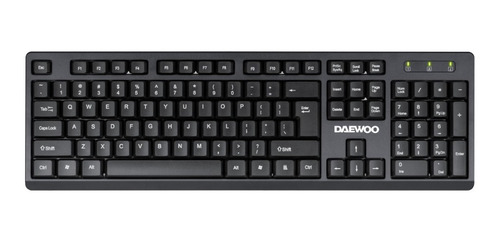 Teclado Pc Inalámbrico Computadora Usb 10 Mts Daewoo Di-401
