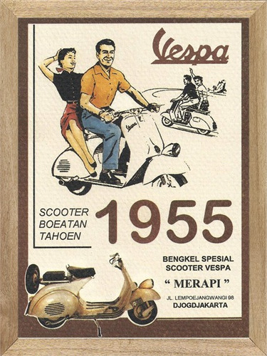 Vespa Cuadros Posters Publicidades Carteles   E261