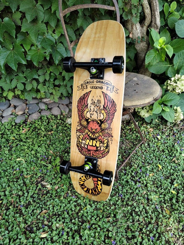 Imagen 7 de 9 de Skate Cruiser No Name Old School Eagle Dragon Maple