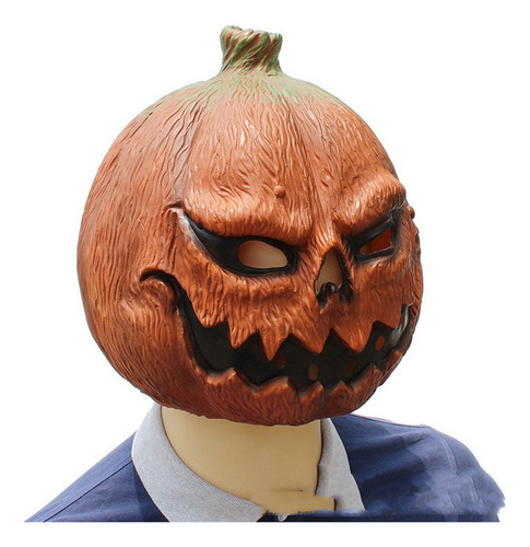 Jy Nueva Máscara De Cabeza De Calabaza De Halloween