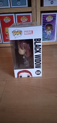 Funko Pop Black Widow #604 Traje Blanco Nueva Original