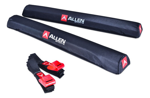 Allen Deportes 24 Pulgadas Aero Roof Rack Pads Con 8 Pies C.