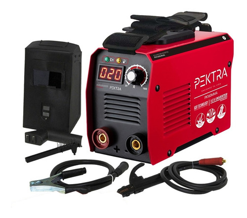 Soldadora Inverter Pektra 160a 220v Portatil + Accesorios