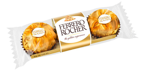 Bombón Ferrero Rocher Estuche 3 Unidades