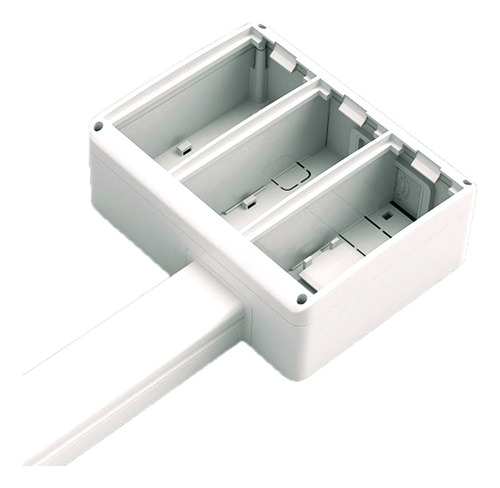 Caja P/ 3 Face Plate Pd3m Hellermann Tyton | Symnet