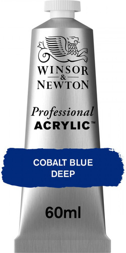 Tinta Acrílica W&n Prof 60ml S5 Cobalt Light Blue Deep Row