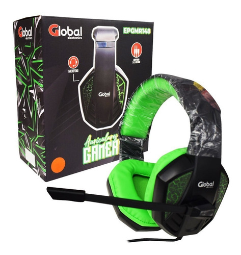 Auricular Gaming Con Microfono Epgmr148 Verde