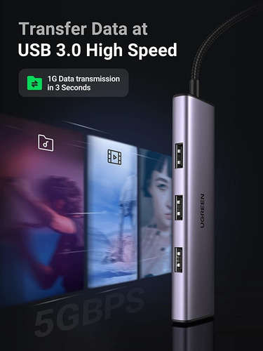 Hub de adaptador multifuncional Ugreen USB-c para 4 - Ugreen