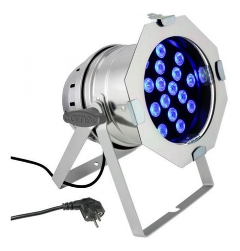 Foco Led Par 64 Alto Rendimiento 18 Led Cameo Clp64tri3wps 