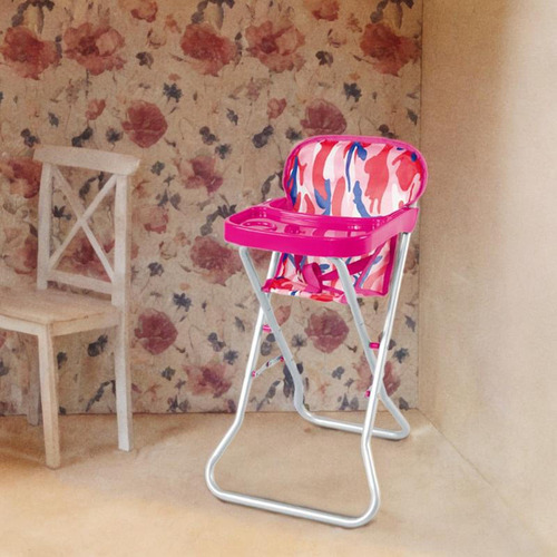 Silla Alta De Muñeca Con Bandeja Para Animales De Peluche,