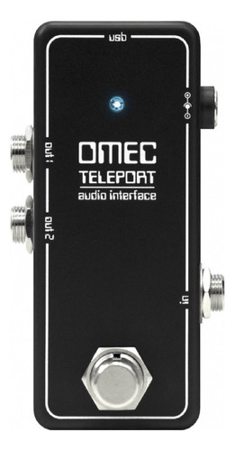 Orange Omec Teleport Interfaz Audio Usb Guitarra Electrica Color Negro