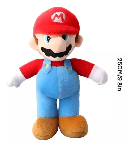 Peluche Luigi 25cm Fontanero Verde Mario Bros