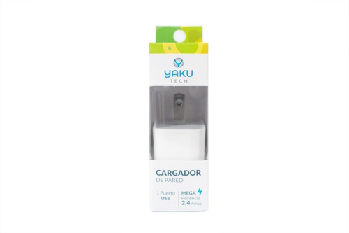 Cargador Para Pared Yaku Tech Usb A - Blanco