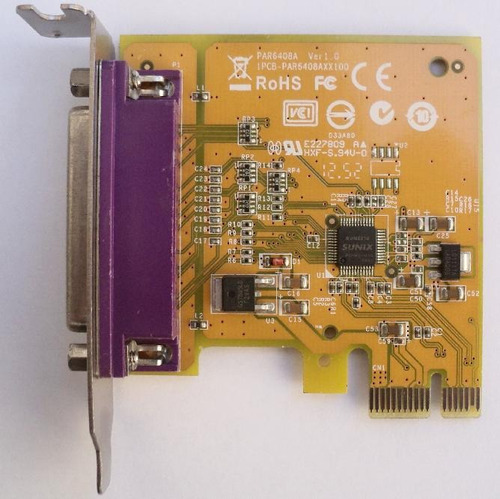 Tarjeta Pci Express Puerto Paralelo Lpt1 Low Profile Db25 (Usado)