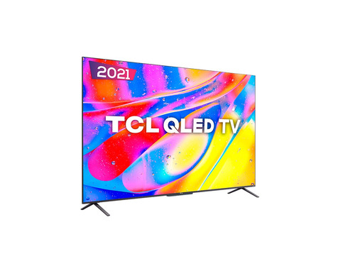 Imagem 2 de 9 de Smart Tv Qled 55'' 4k Uhd Google Android Tv 55c725 Tcl
