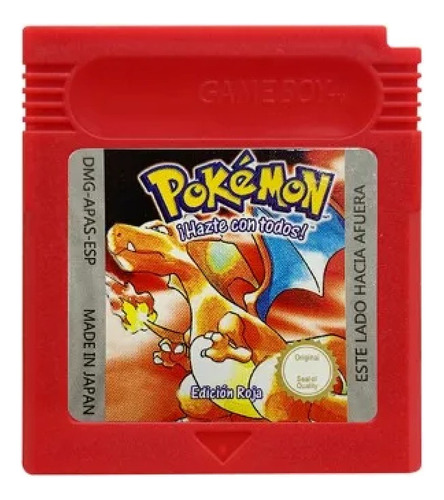 Pokémon Red / Rojo, Gameboy Color, Español, Cartucho