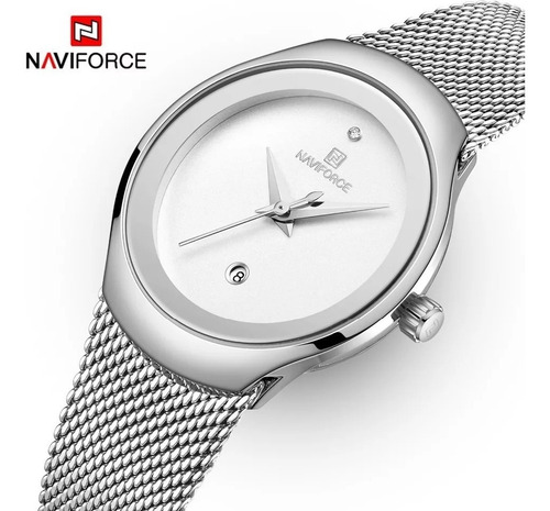 Relogio Naviforce Elegante Luxo Feminino