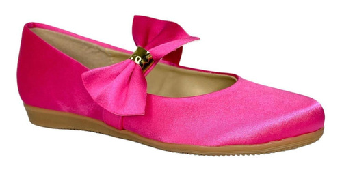 Zapatilla De Cenicienta Bella Durmiente Casual Rosa Satin 