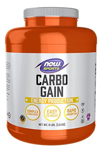 Now Sports Nutrition, Carbo Gain Powder (maltodextrina), Abs