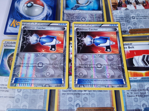 2 Pokemon Catcher83/101,originales,pokemon Tcg,trainer,item.