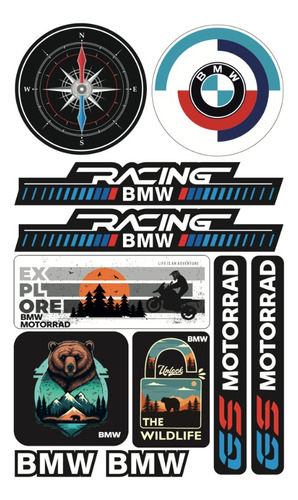 Bmw Gs Adventure Kit De Stickers Para Moto Planilla Cg1