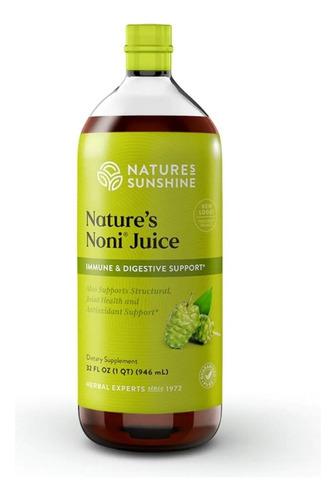 Nature's Sunshine | Nature's Noni | 31g | 32 Fl Oz 