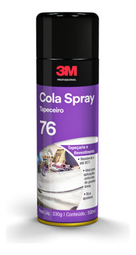 Cola Adesivo Spray 3m 76 Tapeceiro