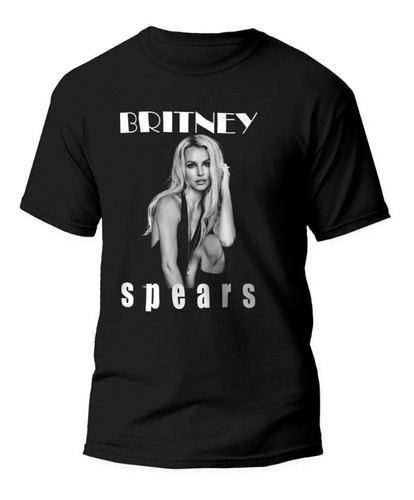 Playera Britney Spears Diseño Black & White.