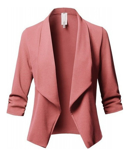 10 Colores, Manga Larga, Mujeres Sólidas, Blazer